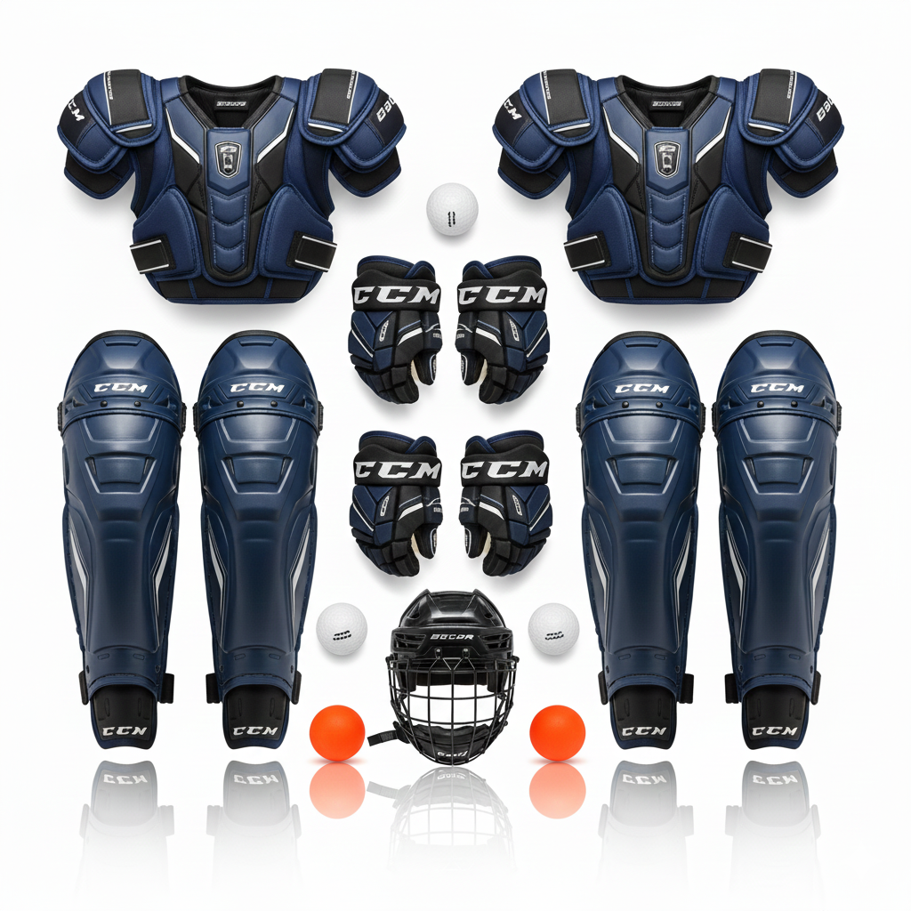 Pro-Level Hockey Protective Gear β Maximum Safety & Mobility