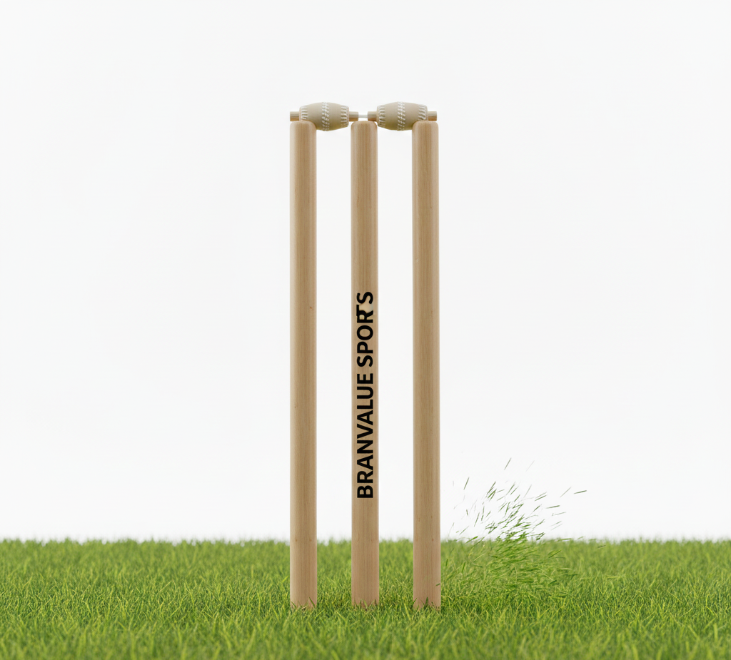 Pro Cricket Stumps Set β BRANDVALUE Solid Willow