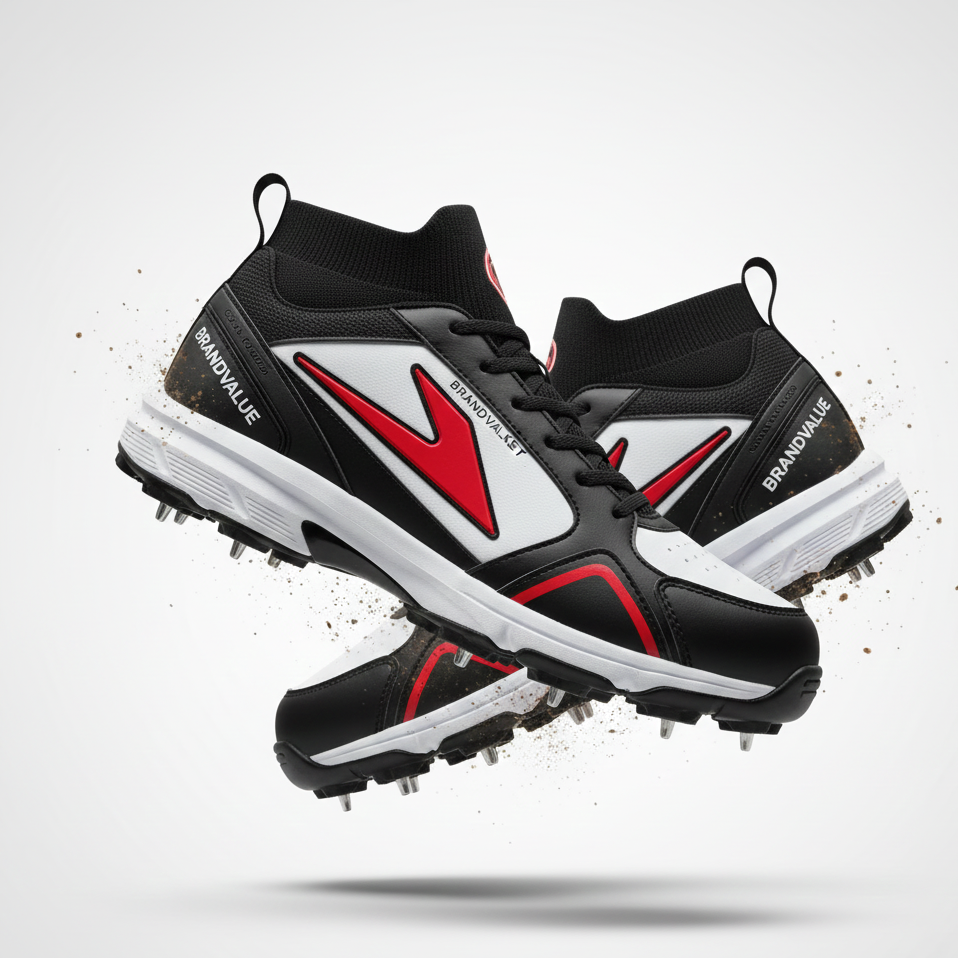 Pro Cricket Shoes – BRANDVALUE All-Rounder Spike