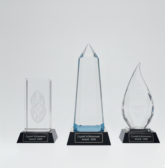 Premium Crystal Achievement Awards – Personalized Recognition