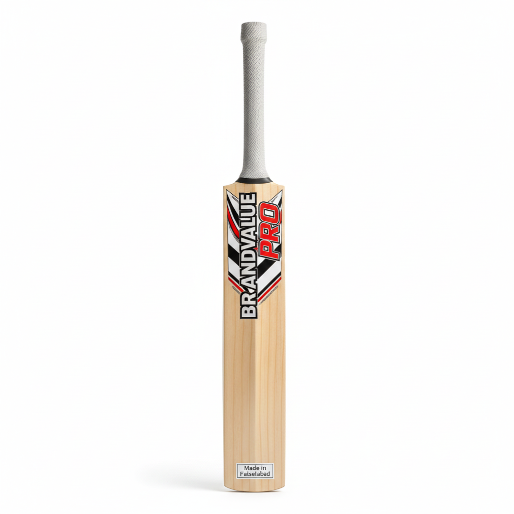 BRANDVALUE Pro Player Edition Bat | Grade A English Willow for Elite Performance