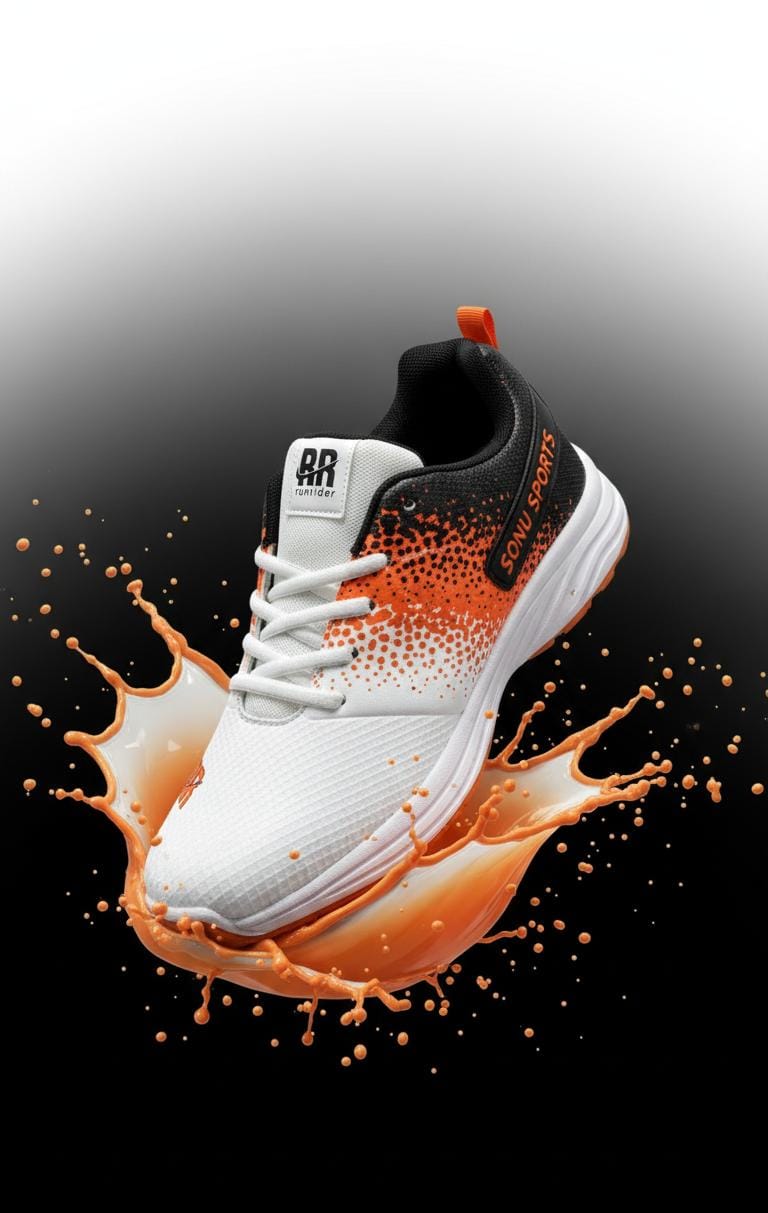 RR Cricket shoes Good Quilty Flexible Use in Running and Cricket Griper Soll Speical for Bowling